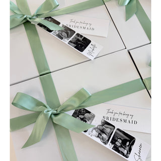 Luxe Ribbon Box with Photo Tag & Any Message