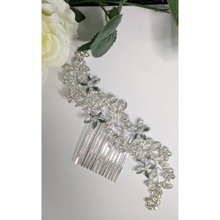 Luxury Bridal Hair Piece - Crystal