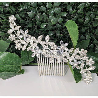 Luxury Bridal Hair Piece - Crystal