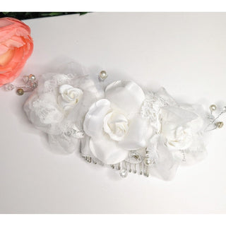 Luxury Bridal Hair Piece - Floral