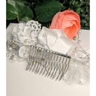 Luxury Bridal Hair Piece - Floral