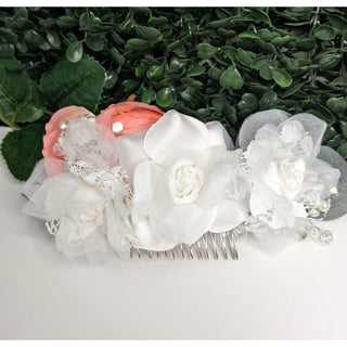 Luxury Bridal Hair Piece - Floral