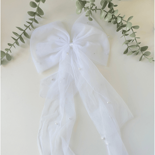 Luxury Hen Party Hair Bow with Pearl Detail