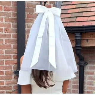 Luxury Satin Bow Veil