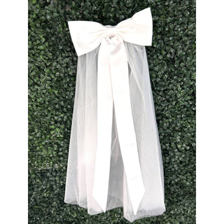 Luxury Satin Bow Veil