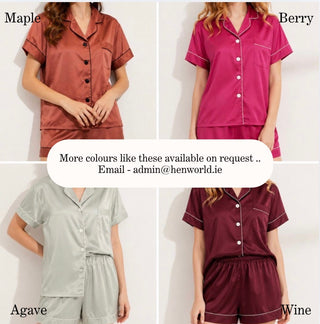 Luxury Short Satin Pyjama Set