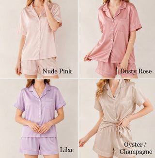 Luxury Short Satin Pyjama Set