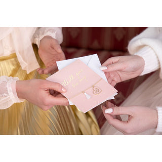 Will you be my Maid of Honor bracelet with card