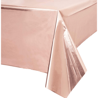 Metallic Table Cover - Rose Gold