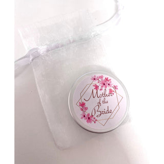 Bridal Party Lip Balm - Floral Pink Design (more titles available)