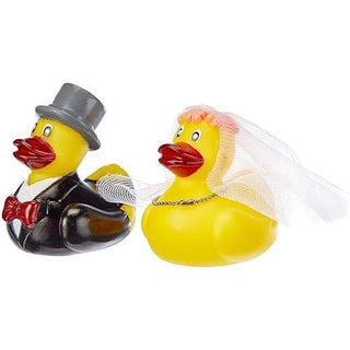 Mr & Mrs Duck Gift Box Set - Bride & Groom Rubber Ducks