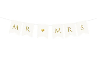 Mr & Mrs Ivory & Gold Bunting