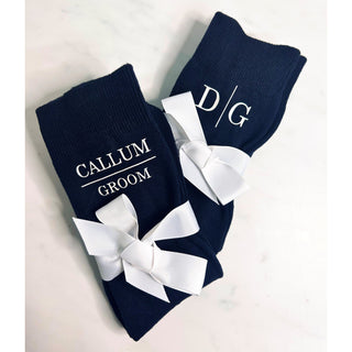 Personalised Socks - Navy