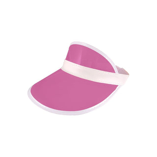 Neon Pink 80s Sun Visor Hat