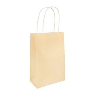 Party Bag, Ivory with Handles, 14Wx21Lx7Dcm