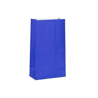 Party Bag, Royal Blue with Handles, 14Wx21Lx7Dcm