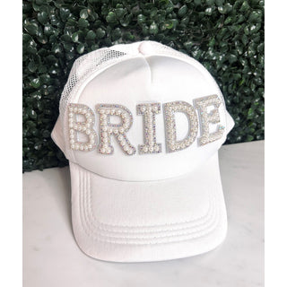 Pearl Embellished Bride Cap