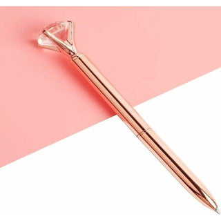 Rose Gold Diamond Top Pen
