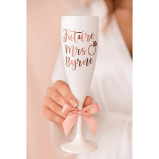 Personalised Bridal Champagne Flute - Bride to Be