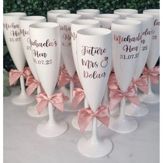 Personalised Bridal Champagne Flute - Bride to Be