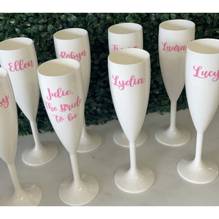 Personalised Bridal Champagne Flute - Bride to Be