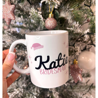 Personalised Bridal Party Mug - Christmas Edition