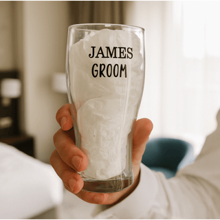 Personalised Bridal Pint Glass