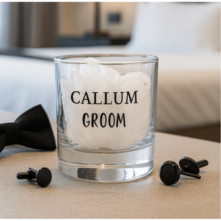 Personalised Bridal Whiskey Glass