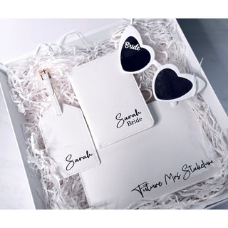Personalised Bride to Be Luxury Travel Gift Set