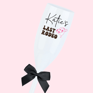 Personalised Champagne Flute - Last Rodeo