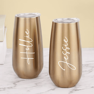 Personalised Champagne Tumblers