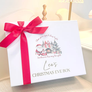 Personalised Christmas Eve Ribbon Box