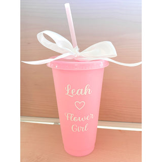 Personalised Cold Cup - Pink