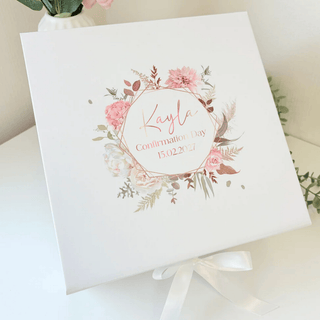 Personalised Confirmation Keepsake Box - The Blush Collection