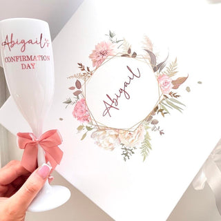 Personalised Confirmation Keepsake Box - The Blush Collection