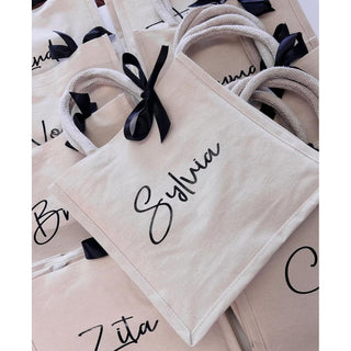 Personalised Cotton Tote Bags - Small