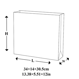 Personalised Gift Bag - Large Black