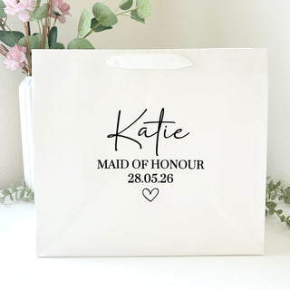 Personalised Gift Bag - Large White