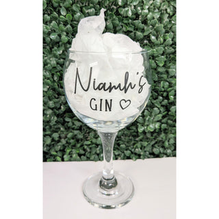 Personalised Gin Glass