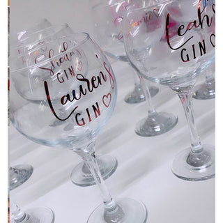 Personalised Gin Glass