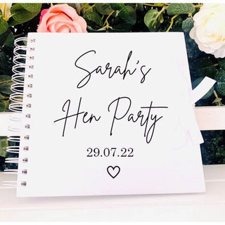 Personalised Hen Party Guest Book - Luxe Range