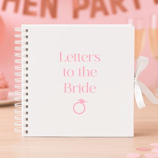 Personalised Hen Party Guest Book - White