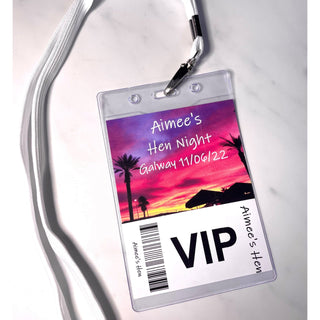 Personalised Henfest/Coachella Lanyard, 11.5x8cm