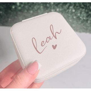 Personalised Jewellery Box - Off - White
