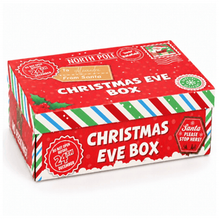 Personalised Kraft Christmas Eve Box