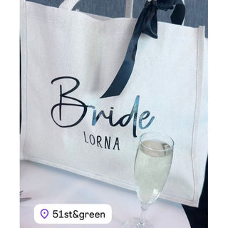 Personalised Laminated Cotton Tote Bags - Large