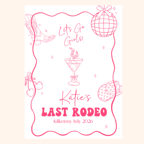 Last Rodeo Hen Party Stickers | Buy Online โ Henworld