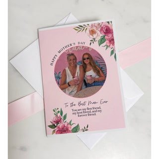 Personalised Mother's Day A6 Card - Floral