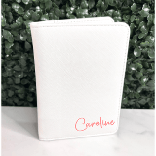 Personalised Passport Holder - White