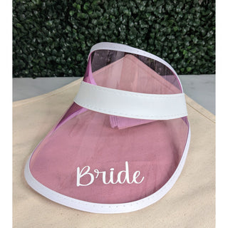 Personalised Pink Visor Hat